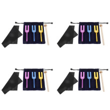 4X Tuning Forks Set 4096 Hz 4160 Hz 4225 Hz Tuning Forks Set for Sound Healing, Musical Instrument