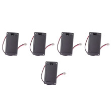 5X 9V Montage Plat Guitare Ramassage Actif Couvercle de la Batterie Boîte de Maintien de la Batterie étui de Rangement pour Guitare électrique