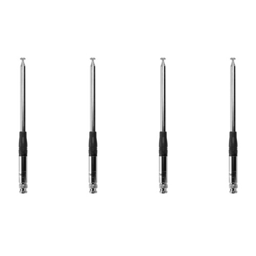 4X Antena de 27 Mhz 9 Polegadas um 51 Polegadas Telescópicas/Haste Antenas HT para Rádio Portátil/Portátil CB com Conector BNC