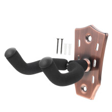 Guitar Wall Hanger with Sponge Padding Protection, SpaceSaving Design for Acoustic Electric Bass Ukulele