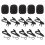 18St Microfoon Met Zwarte Spons Covers En Draadclips Van Ijzer 2