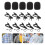 18St Microfoon Met Zwarte Spons Covers En Draadclips Van Ijzer 3