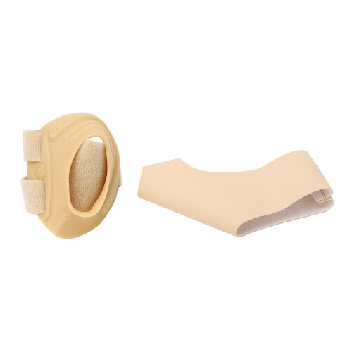 Breathable Thumb Brace Compression Support, Right Hand, Beige S 2