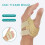 Breathable Thumb Brace Compression Support, Right Hand, Beige S 5