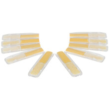 10pcs Tenor Saxophone Reeds Set with ABS Case for Enhanced Tone and Consistent Sound