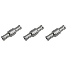 3X 10mm Check Valve Brake Servo Booster No Return Inline One Way Valve Non Return Valve Vacuum Hose Aluminum Valve