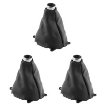 3X Car Gear Gaiter Shift Shifter Boot Manual PU Leather for 2006-2011 77298-SNA-D01ZA