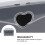 2Pcs Transparent Footwear Box Grey Plastic Shoe Storage Container 7