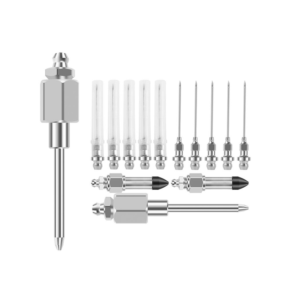 7Pcs Grease Needle Accessory Set Anti Leaking Solid Machinery Grease Nozzles Easy To Transport Grease Injector 4713401885218