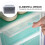2Pcs Transparent Footwear Box Grey Plastic Shoe Storage Container 10