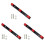 3X Trailer Tail Light Bar, 14.2 Inch Red Clearance Identification ID  Light with Bracket 1