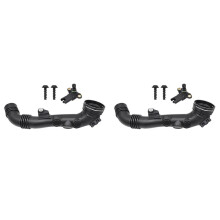 2X 13717615026, 13717599294 for 335I E92 E93 E80 E90 Auto Throttle Valve Intercooler Inlet Duct with Sensor