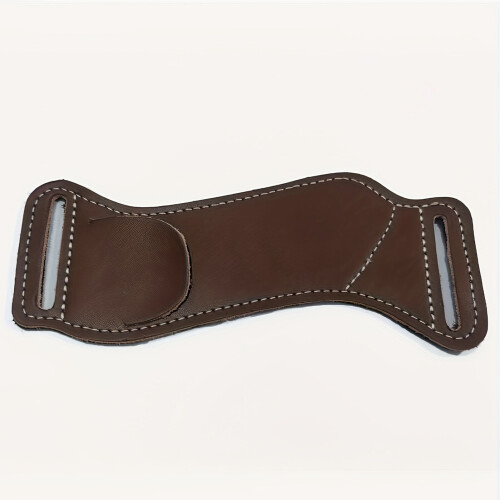 Compact PU Leather Knife Sheath for Camping & BBQ