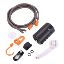 Draagbare Buitendouche, IPX7 Waterdicht en USB Oplaadbare Campingdouchepomp voor Wandelen, Reizen, Sportcaravan