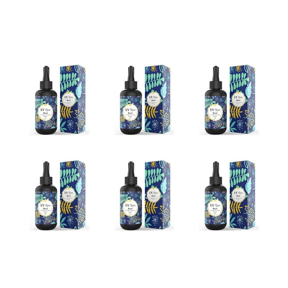 6X Uv Resin - 100G Crystal Clear Hard Type Glue Ultraviolet Curing Epoxy Resin For Diy Jewelry Making, Decoration 4712380809772