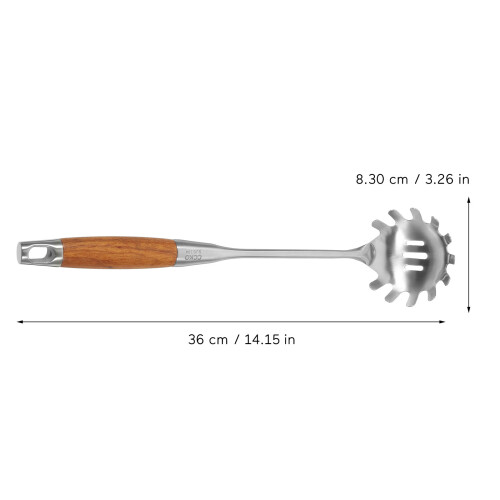 Pasta Löffel Nudelspender Spaghetti Silber 1