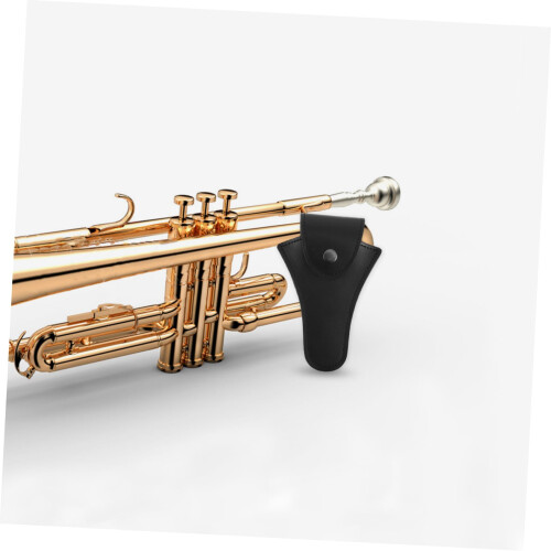 Leather Trumpet Case Protective Cowhide Design Compact Storage Bag for Single Trumpet 1