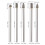 5pcs Burr Set A/C/D/F/G, 150mm, 0.2x0.4in, Alloy 2