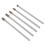 5pcs Burr Set A/C/D/F/G, 150mm, 0.2x0.4in, Alloy 11