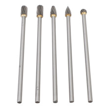 5pcs Burr Set A/C/D/F/G, 150mm, 0.2x0.4in, Alloy