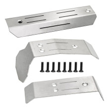RC Car Upgrade Stainless Steel Chassis Guard Plate Kit for MAXX RC Car Accessories