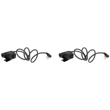 2X U94 PTT Kabel Fuer Z Taktische Bowman Elite II HD01 HD02 HD03 Kopfhoerer Fuer Kenwoods UV-5R UV--Retevis Amateurfunk