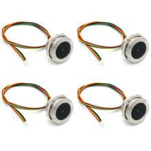 4X GM60 UART Edelstahl Kontrollierte Ringanzeige 1D/QR/2D Barcode Scanner QR Code Barcode Scanner Modul