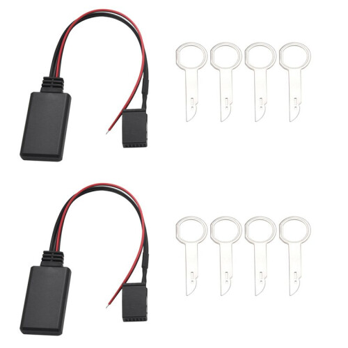2X Car 6000Cd Wireless  Module Music Adapter Aux Audio Cable for  Focus Mondeo