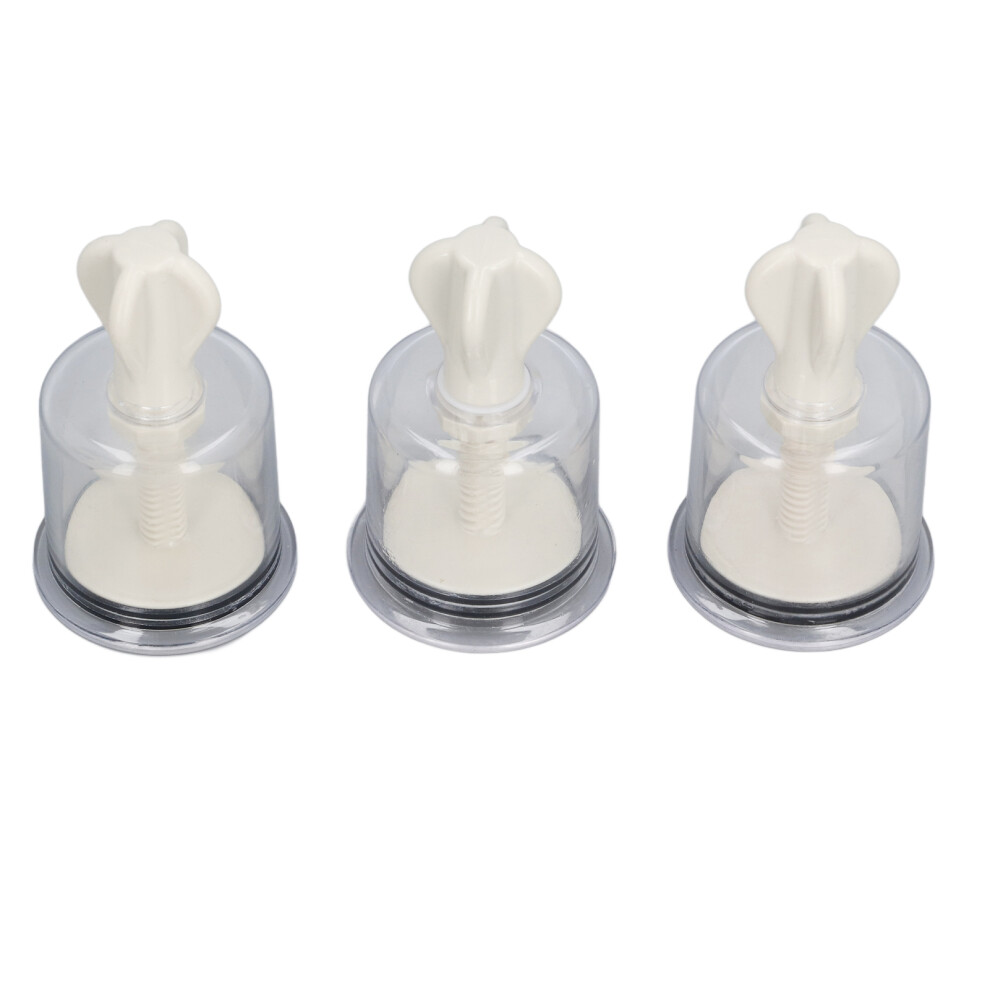 Clear Vacuum Nipple Suction Cups for Breastfeeding, Adjustable XL