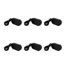 6X USB Speaker Portable Loudspeaker Powered Stereo Multimedia Speaker for Notebook Laptop PC(Black)