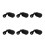 6X USB Speaker Portable Loudspeaker Powered Stereo Multimedia Speaker for Notebook Laptop PC(Black) 1