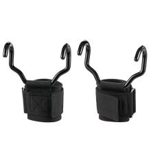 1Pair Weight Lifting Hooks Wrist Straps for Deadlifts Pull-Ups Strength Training for Men Women