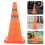 Orangefarbener Straßenkegel Mit Stabilem Stand 7