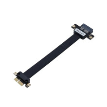 20cm PCIE X1 Extender Riser Card 16Gbps PCI Express 4.0 X1 to X1 Extension Ribbon Cable PCIE 1X Riser Card Computer B