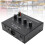 Microphone Preamp Boost + 48V Power Supply, Aluminum, Black 5