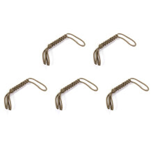 5X Paracord Square Weave Knife Lanyard--Khaki