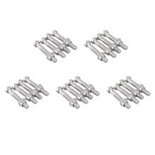 20 StüCke M2,5X 18,5Mm Platten Spieler Platten Spieler Schrauben, Hardware Ersatz Kopfschalen Patrone Stylus Montage Vinyl LP Platten Spieler