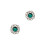May Emerald Birthstone Stud Earrings 1
