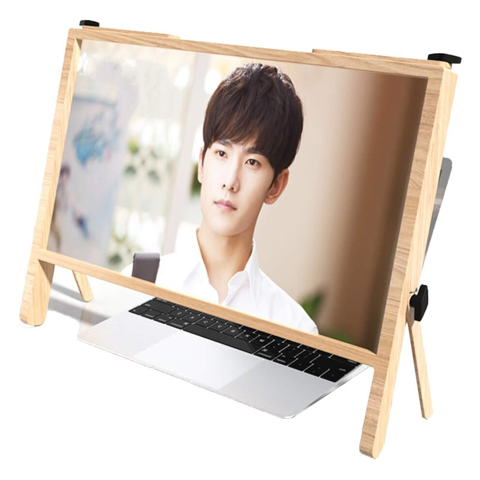 3D Phone Screen Magnifier And Laptop Screen Amplifier, 3Â4X Magnification For Movies And Videos, Adjustable Viewing Angle, Eye Fatigue Reduction 9771547305651