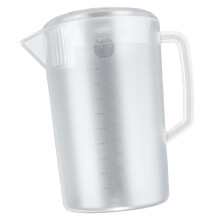 3500ml Frosted PC Water Pitcher, High Temp Resistant, Lid & Scale
