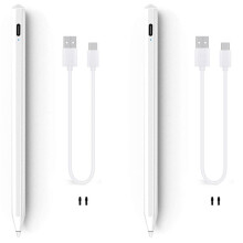 2X do Pencil 2 Rysik Kontaktowy do IPada Pro 11 12,9 9,7 Air 3 5 Aktywny OłóWek No Delay Drawing Pen (BiałY)
