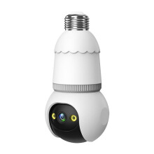 Tuya 5MP Wifi PTZ IP-Lampcamera Auto Track Life Draadloze Bewakingscamera voor Thuis, 2-Weg Audiomonitorcamera
