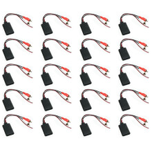 20X Uniwersalny Samochodowy Adapter USB RCA Bezprzewodowy Odbiornik  Domowe Media AUX UrząDzenie Audio  Kabel Audio