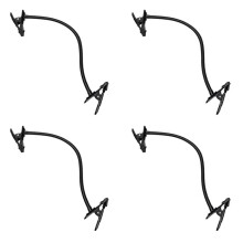 4X Background Holder C Clamp Clip Camera Photo Studio Light Stand Flex Arm Reflector Photo Camara Double