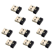 10Pcs USB Mouse Jiggler,Undetectable Automatic Computer Mouse Mover Jiggler,Keeps Computer Awake,Simulate Mouse Movement