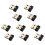 10Pcs USB Mouse Jiggler,Undetectable Automatic Computer Mouse Mover Jiggler,Keeps Computer Awake,Simulate Mouse Movement 1