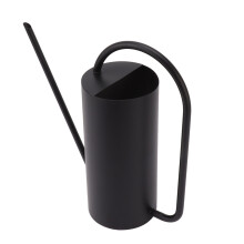 Black Stainless Steel Watering Can 1500ml Long Spout Gardening Supplies