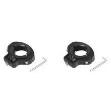 2X Adjustable Anti-Reverse 1/4 Screw Clamp Side Reinforcement Diameter Riding Photography Bicycle Fixing Bracket,A