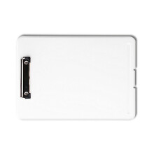 Papierklemme-Board aus Kunststoff, Schreibwaren-Geschenk, Weiß, 335x240x25mm