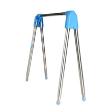 Portable Travel Garment Rack, Stainless Steel Foldable Drying Clothes Rack for Travel, Camping, Hotel Room, Laundry